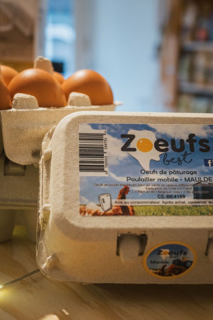 Œufs de pâturage Zoeufs Best, producteur local, Croquez Nature Ath